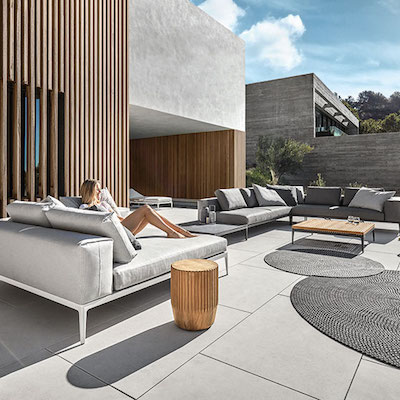 Gollreiter Holz und Wohnen e.K. - Lifestyle Gartenmöbel und exklusive Terrassenmöbel Lounge Gloster Grid Seating Set 8 - (4/31)
